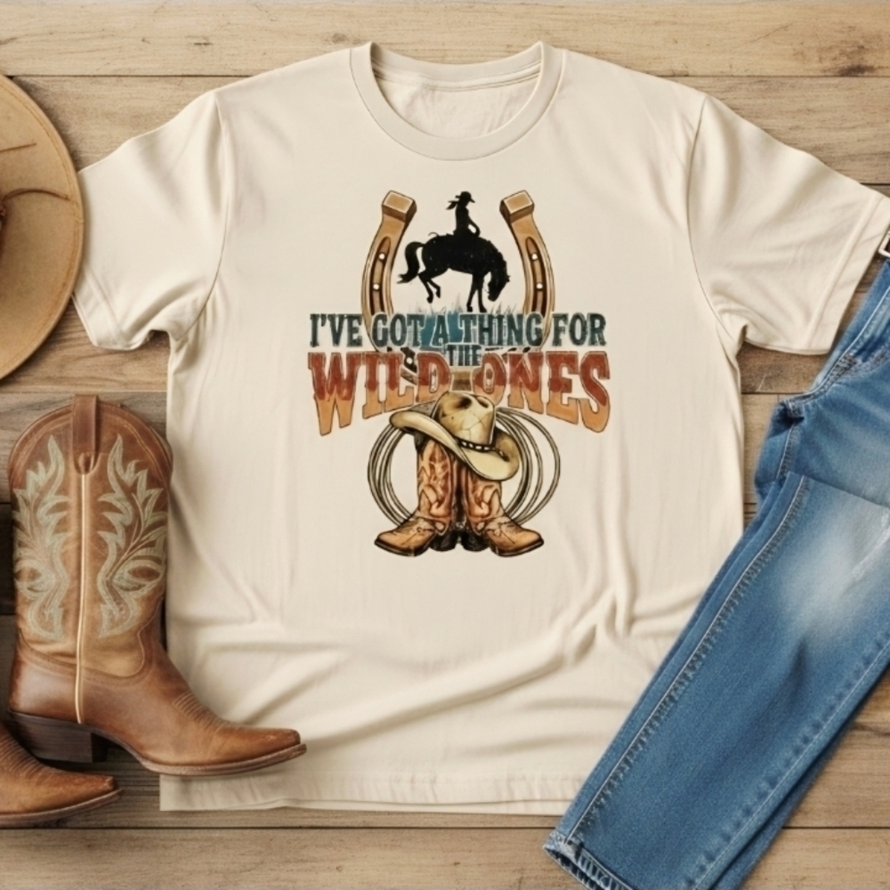 Cowgirl Wild Ones Western Graphic Tee